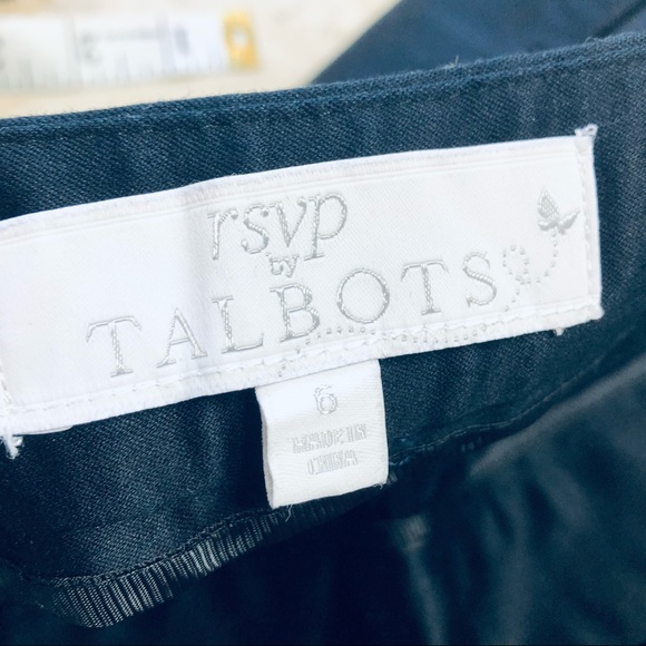 RSVP by Talbots Black Career I Dress Pants - Sz 6 - Picture 9 of 10